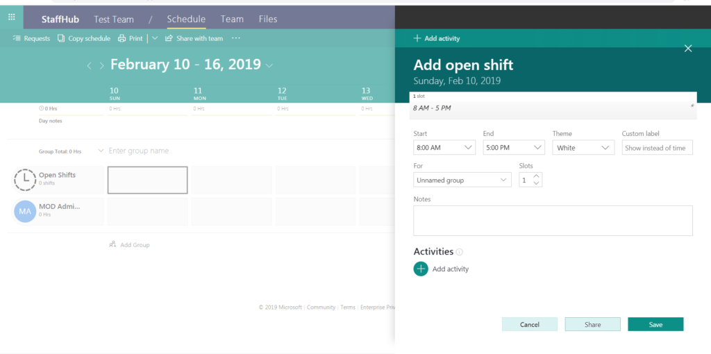 Manage your team shifts with Microsoft Office 365 StaffHub
