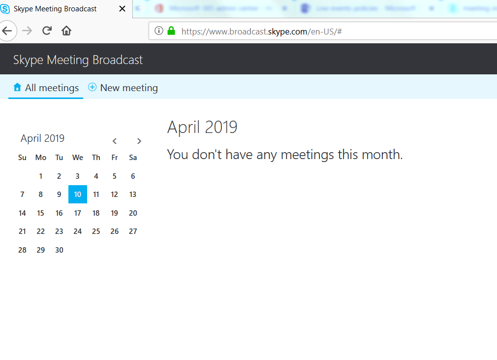 how to do a skype meeting broadcast