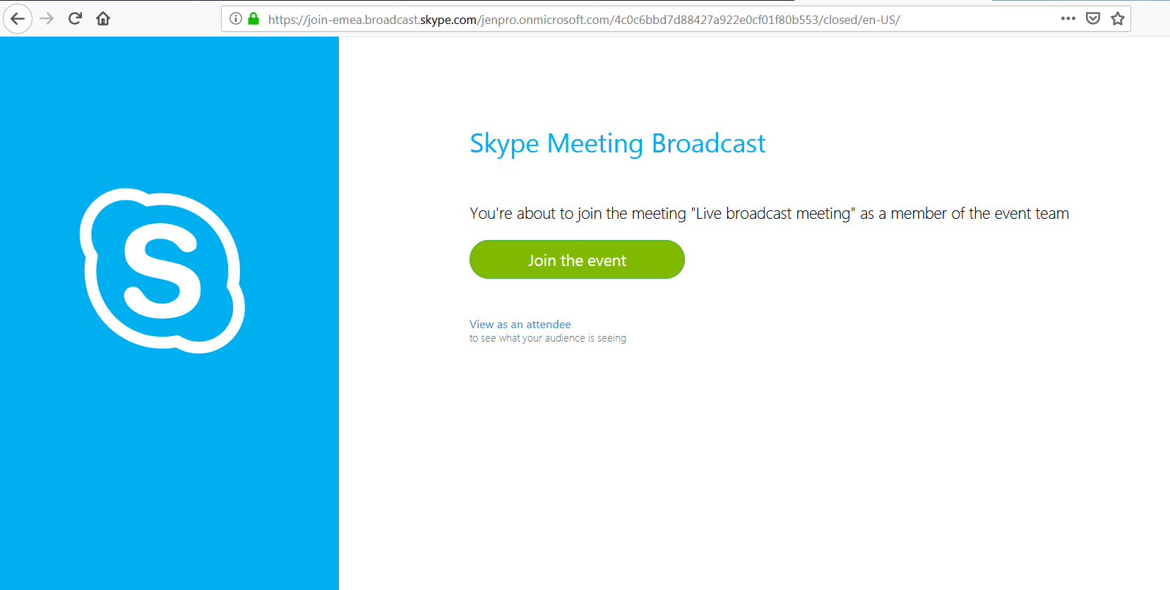 how do i join skype meeting