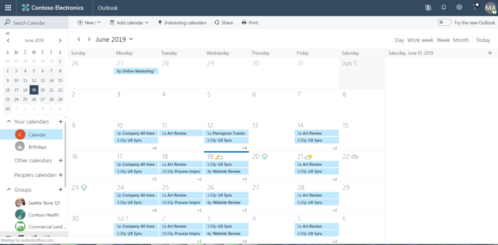 Add Country Holiday Calendar in Outlook