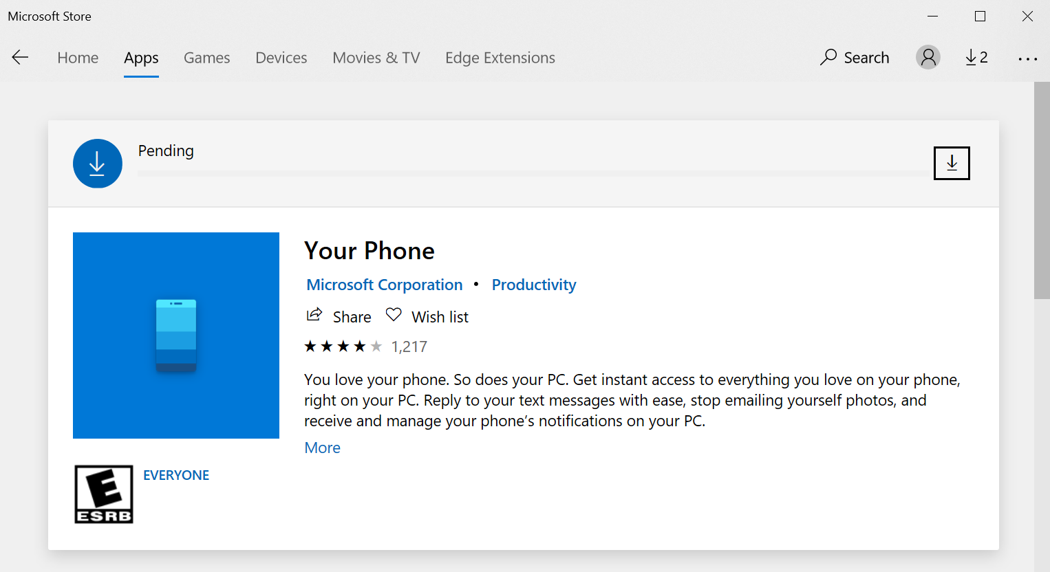 сертификат microsoft your phone
