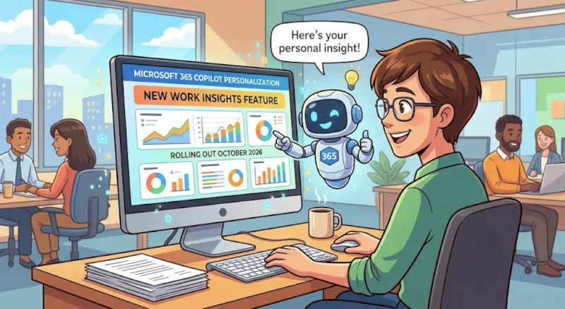Microsoft 365 Copilot Personalization: New Work Insights Feature Rolls Out in October 2026