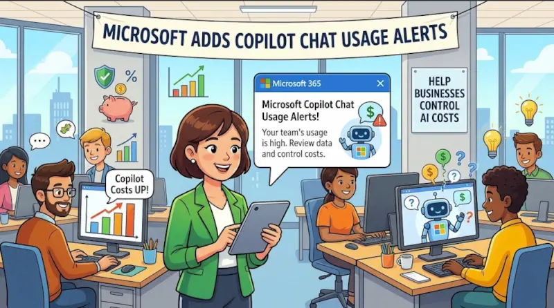 Microsoft Adds Copilot Chat Usage Alerts to Help Businesses Control AI Costs