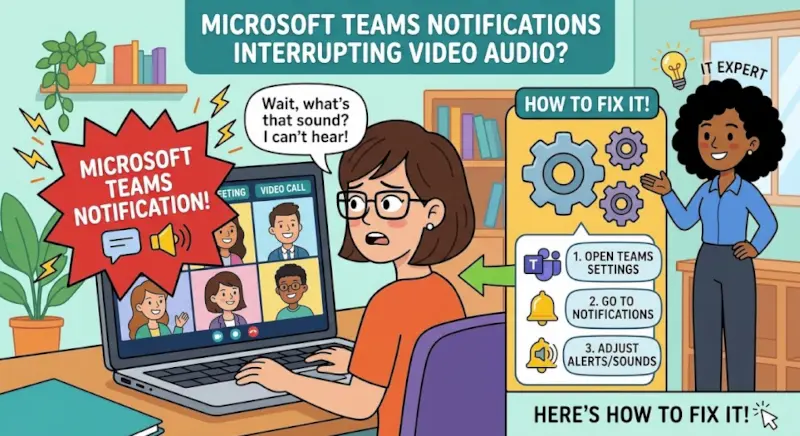 Microsoft Teams Notifications Interrupting Video Audio? Here’s How to Fix It