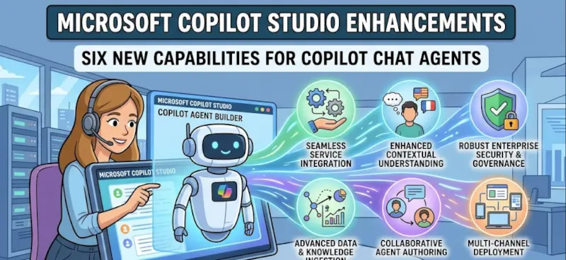 Microsoft Copilot Studio Enhancements: Six New Capabilities for Copilot Chat Agents Coming October 26, 2026