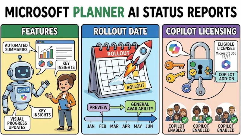 Microsoft Planner AI Status Reports: Features, Rollout Date, and Copilot Licensing