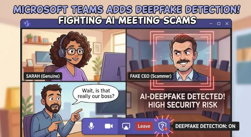 Microsoft Teams to Add Deepfake Detection as AI Meeting Scams Raise Security Concerns